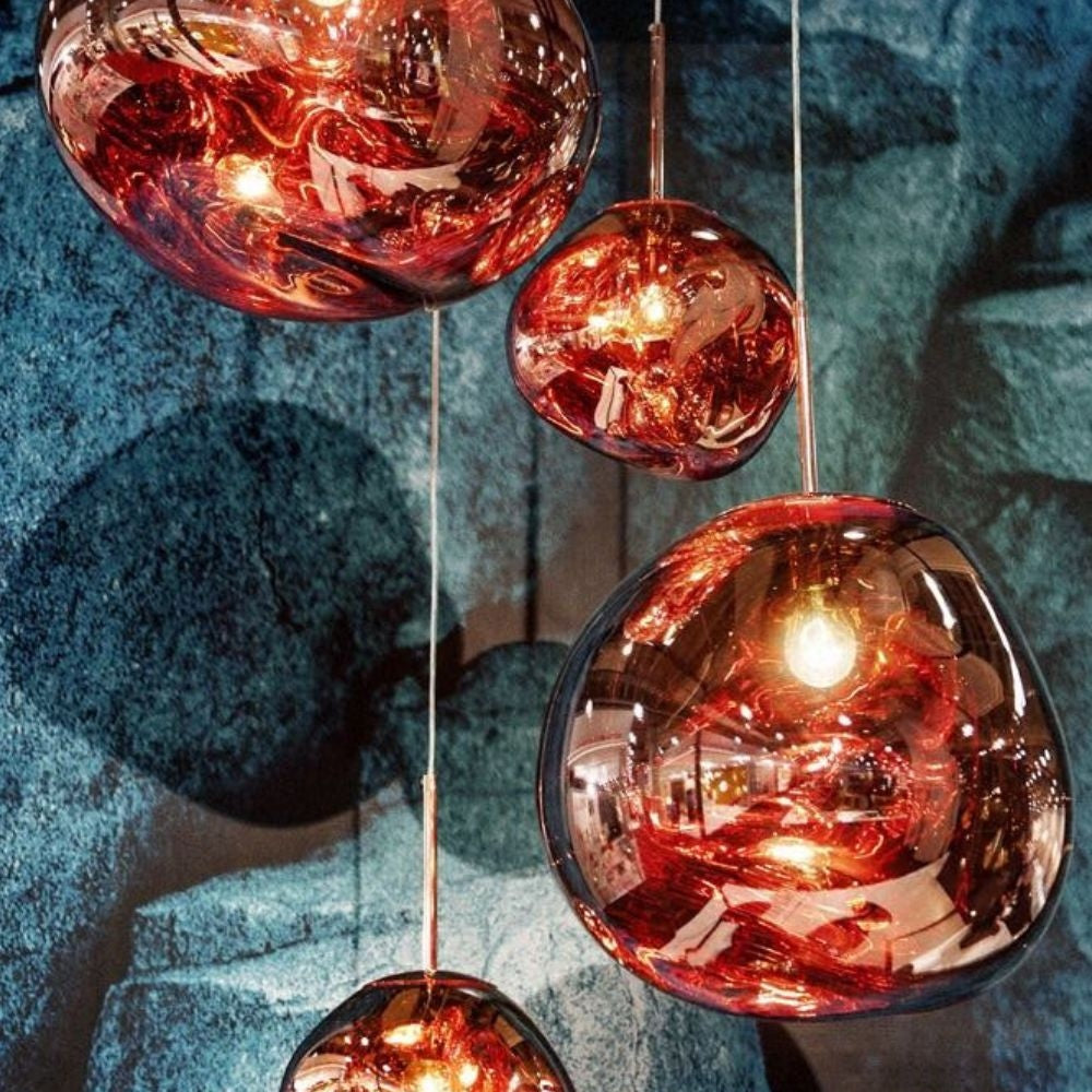 Contemporary Lava Ceiling Suspension Lighting Lobby