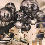 Contemporary Lava Ceiling Suspension Lighting Lobby