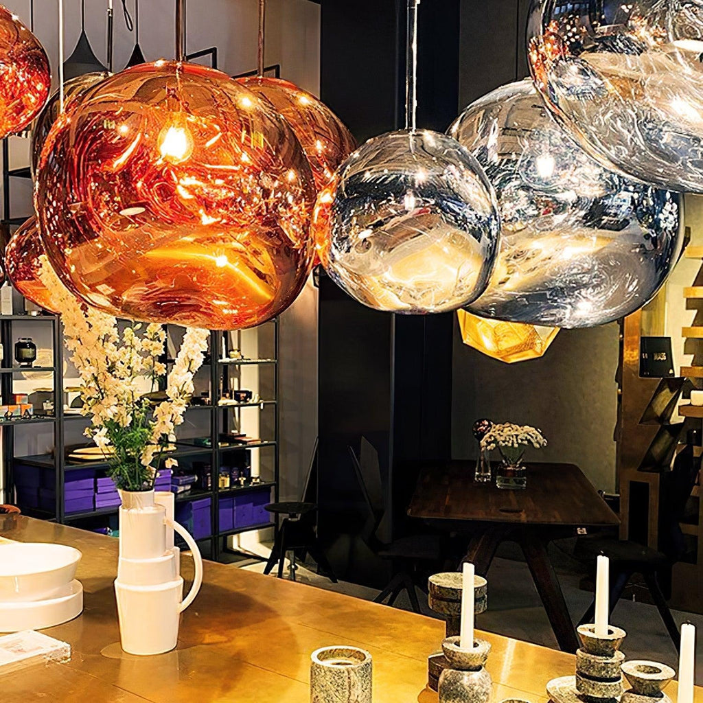 Contemporary Lava Ceiling Suspension Lighting Lobby