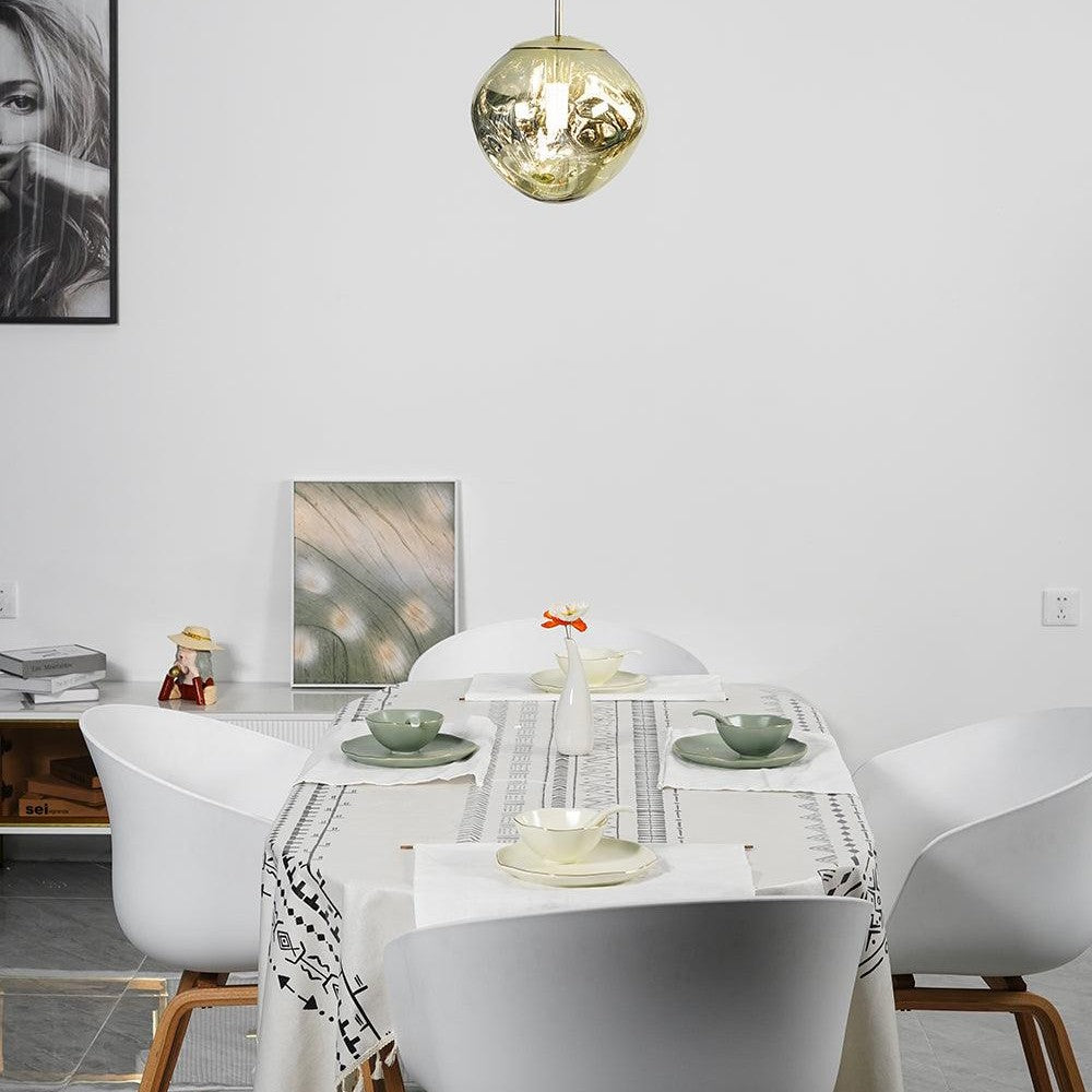 Contemporary Lava Ceiling Suspension Lighting Lobby