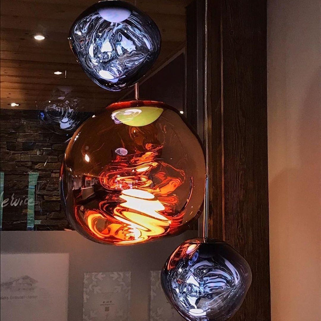 Contemporary Lava Ceiling Suspension Lighting Lobby