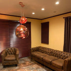 Contemporary Lava Ceiling Suspension Lighting Lobby
