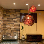 Contemporary Lava Ceiling Suspension Lighting Lobby