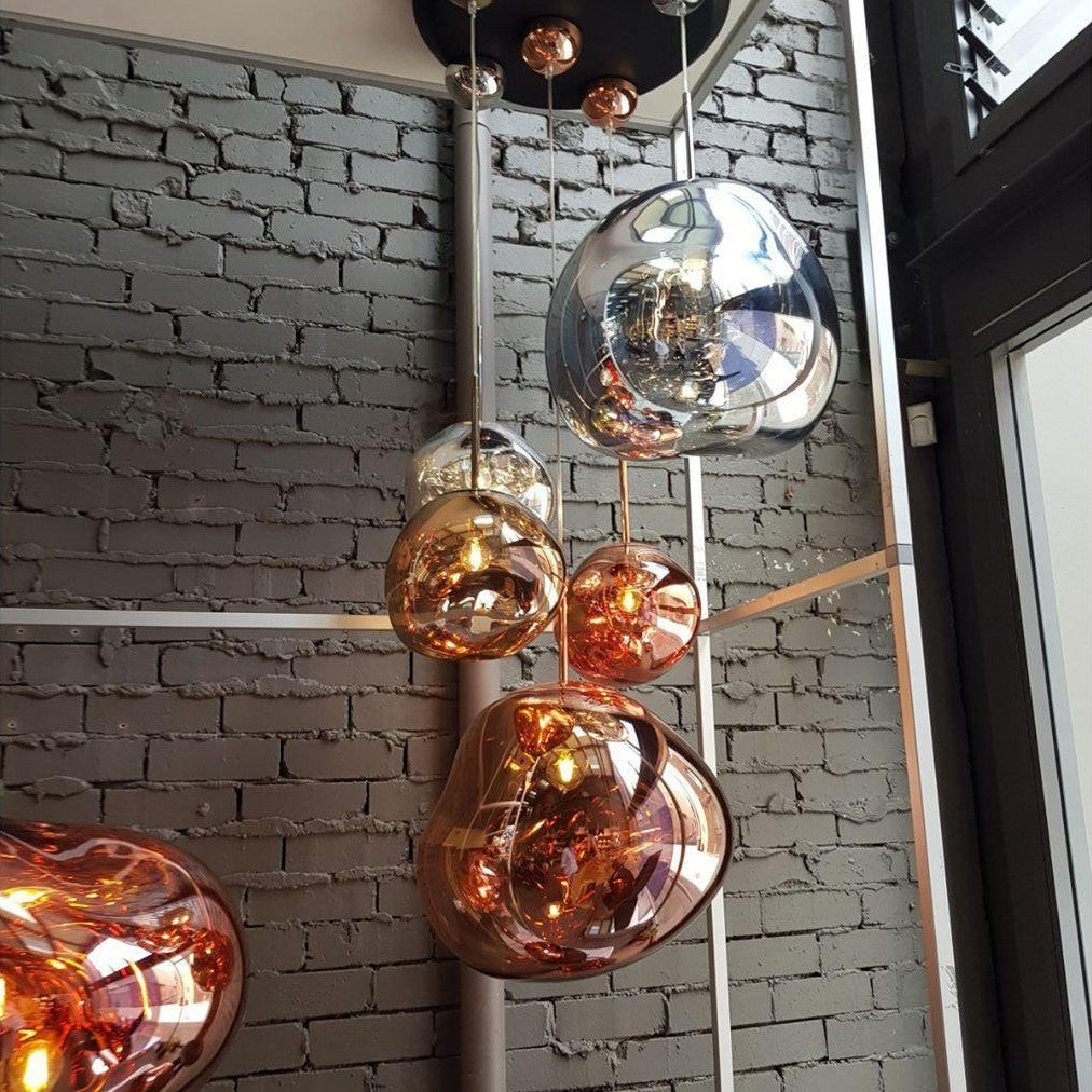 Contemporary Lava Ceiling Suspension Lighting Lobby