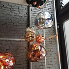 Contemporary Lava Ceiling Suspension Lighting Lobby