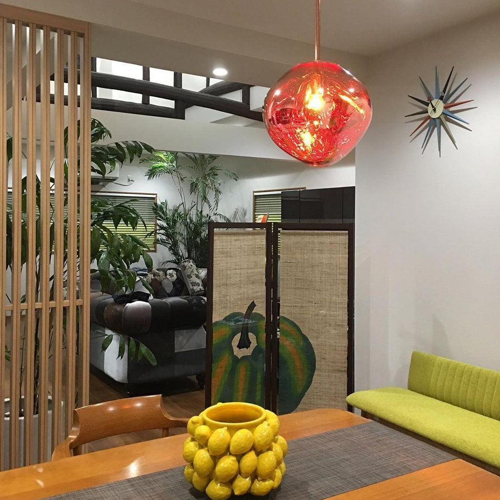 Contemporary Lava Ceiling Suspension Lighting Lobby