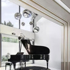 Contemporary Lava Ceiling Suspension Lighting Lobby
