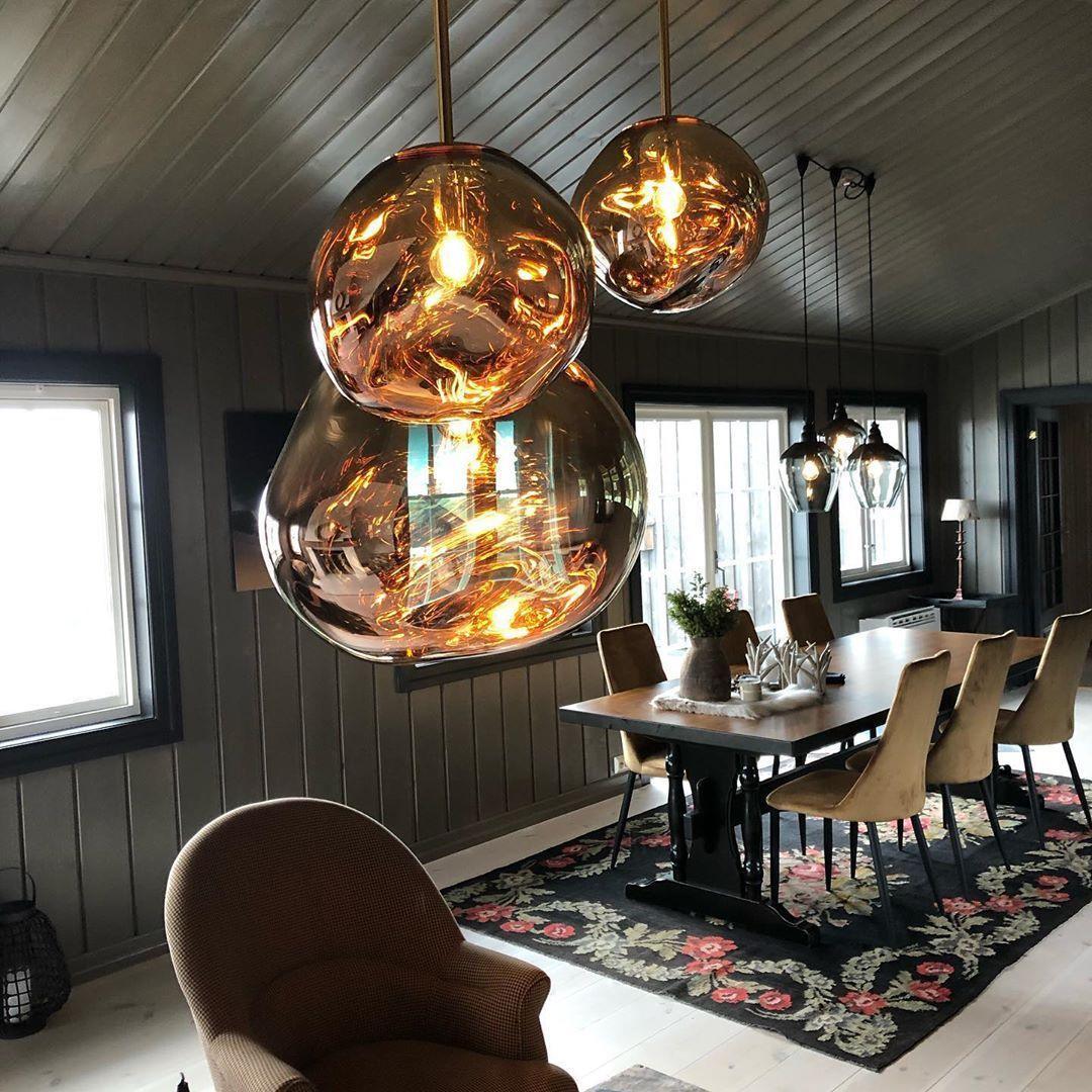 Contemporary Lava Ceiling Suspension Lighting Lobby
