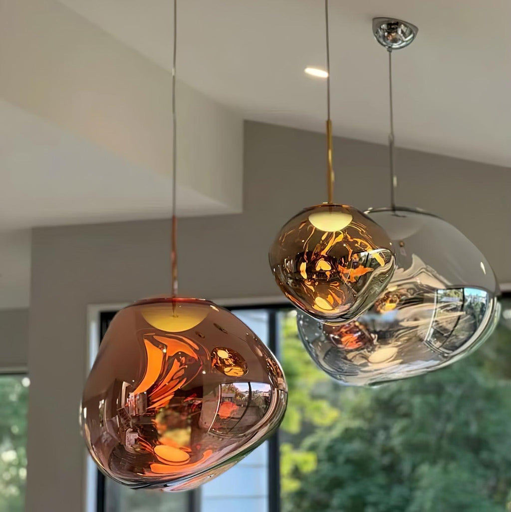 Contemporary Lava Ceiling Suspension Lighting Lobby