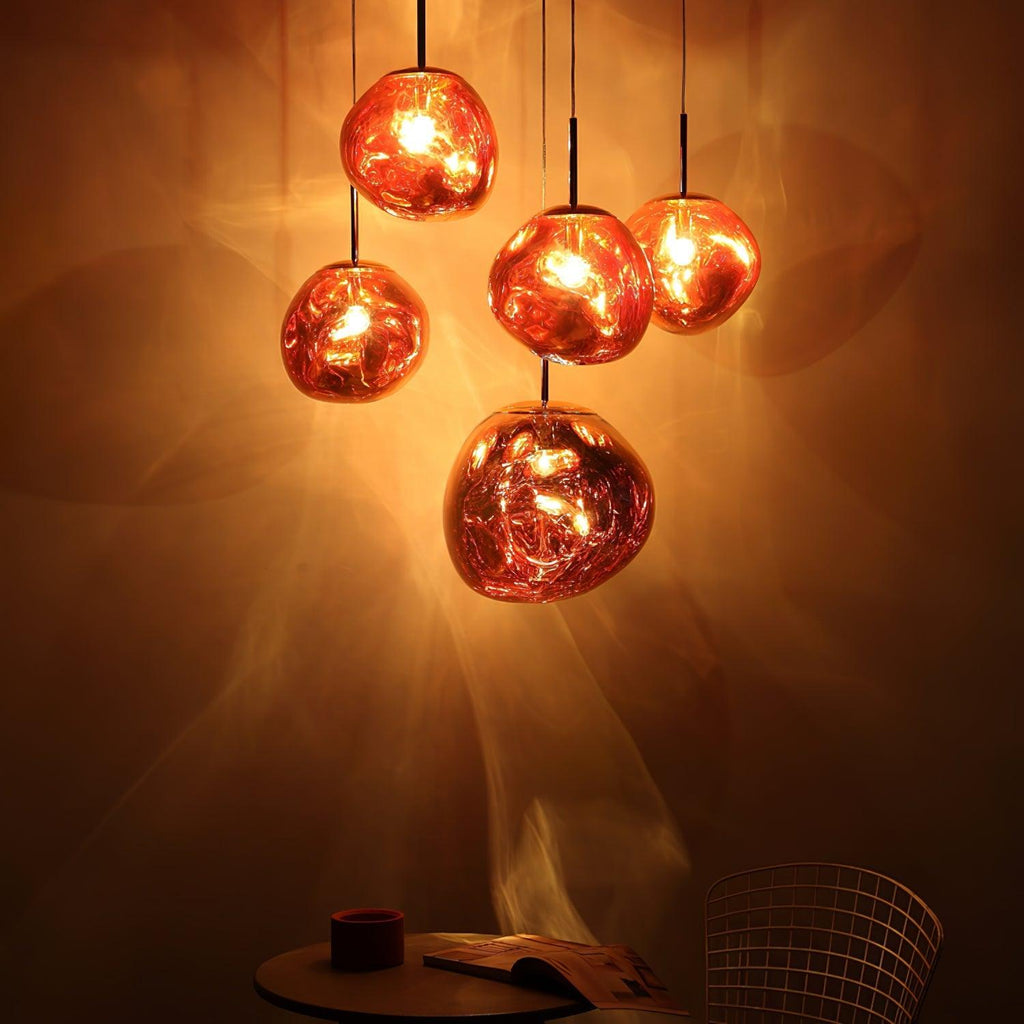 Contemporary Lava Ceiling Suspension Lighting Lobby