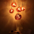 Contemporary Lava Ceiling Suspension Lighting Lobby