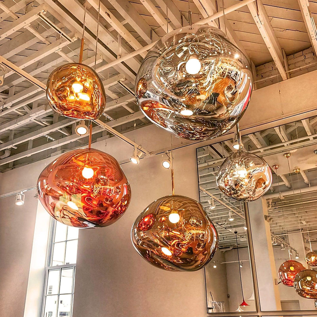 Contemporary Lava Ceiling Suspension Lighting Lobby