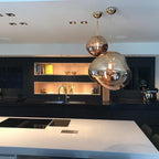 Contemporary Lava Ceiling Suspension Lighting Lobby