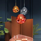 Contemporary Lava Ceiling Suspension Lighting Lobby