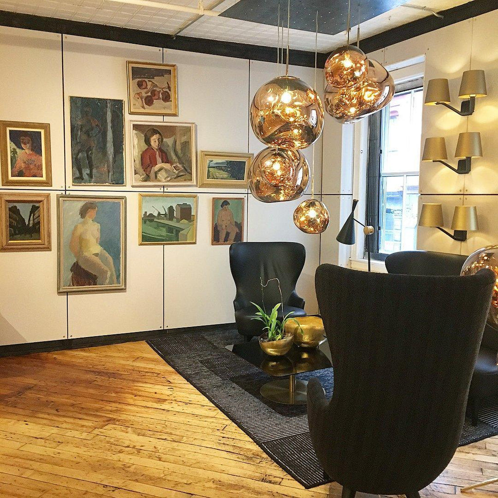 Contemporary Lava Ceiling Suspension Lighting Lobby