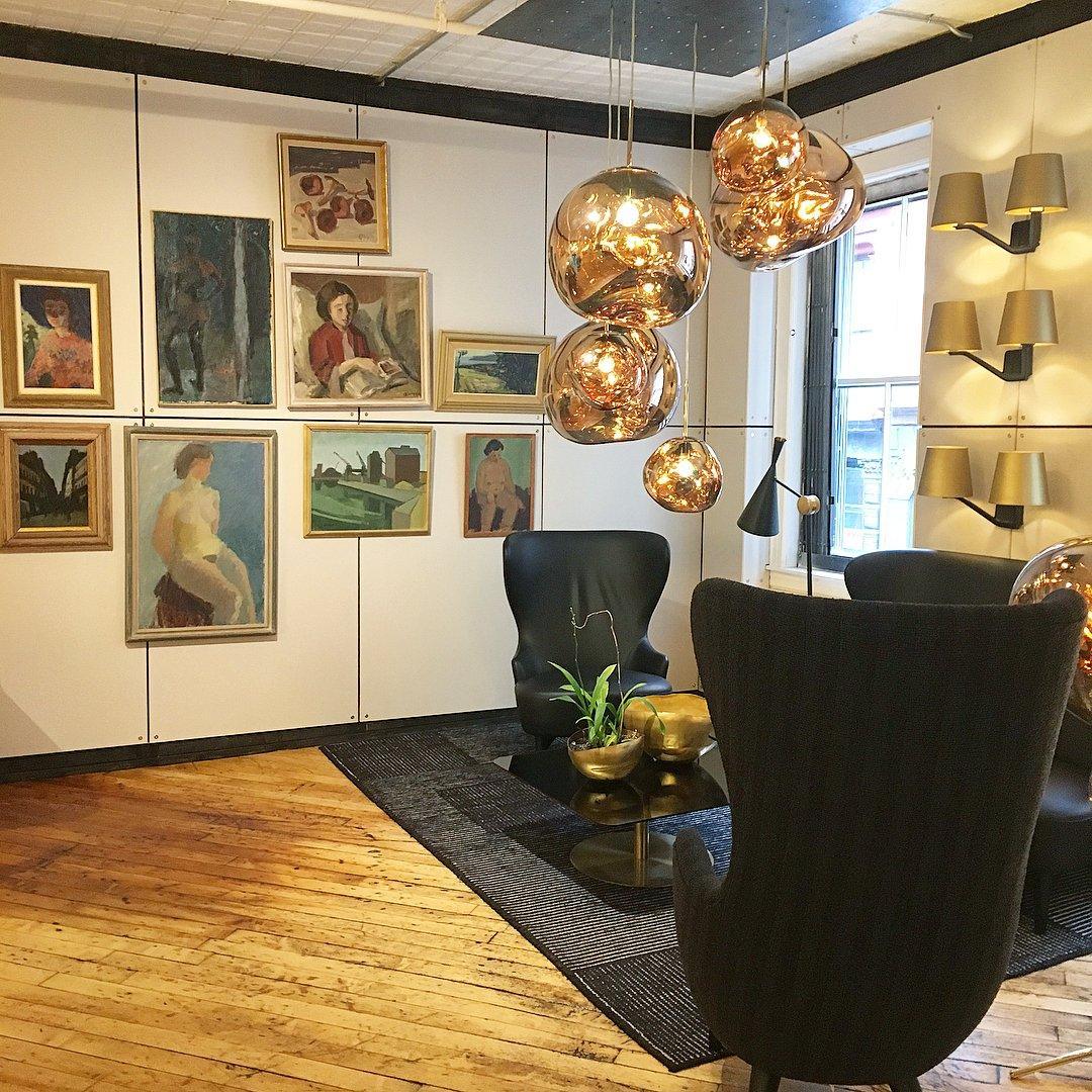Contemporary Lava Ceiling Suspension Lighting Lobby