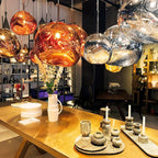 Contemporary Lava Ceiling Suspension Lighting Lobby