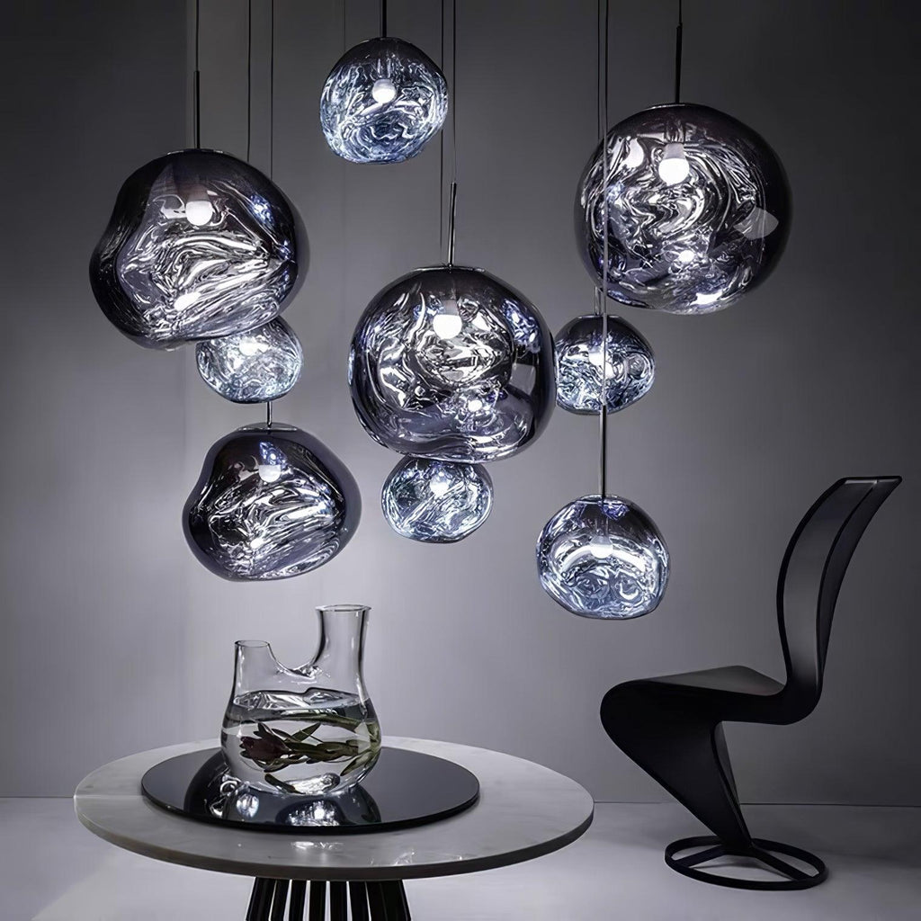 Contemporary Lava Ceiling Suspension Lighting Lobby