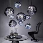 Contemporary Lava Ceiling Suspension Lighting Lobby