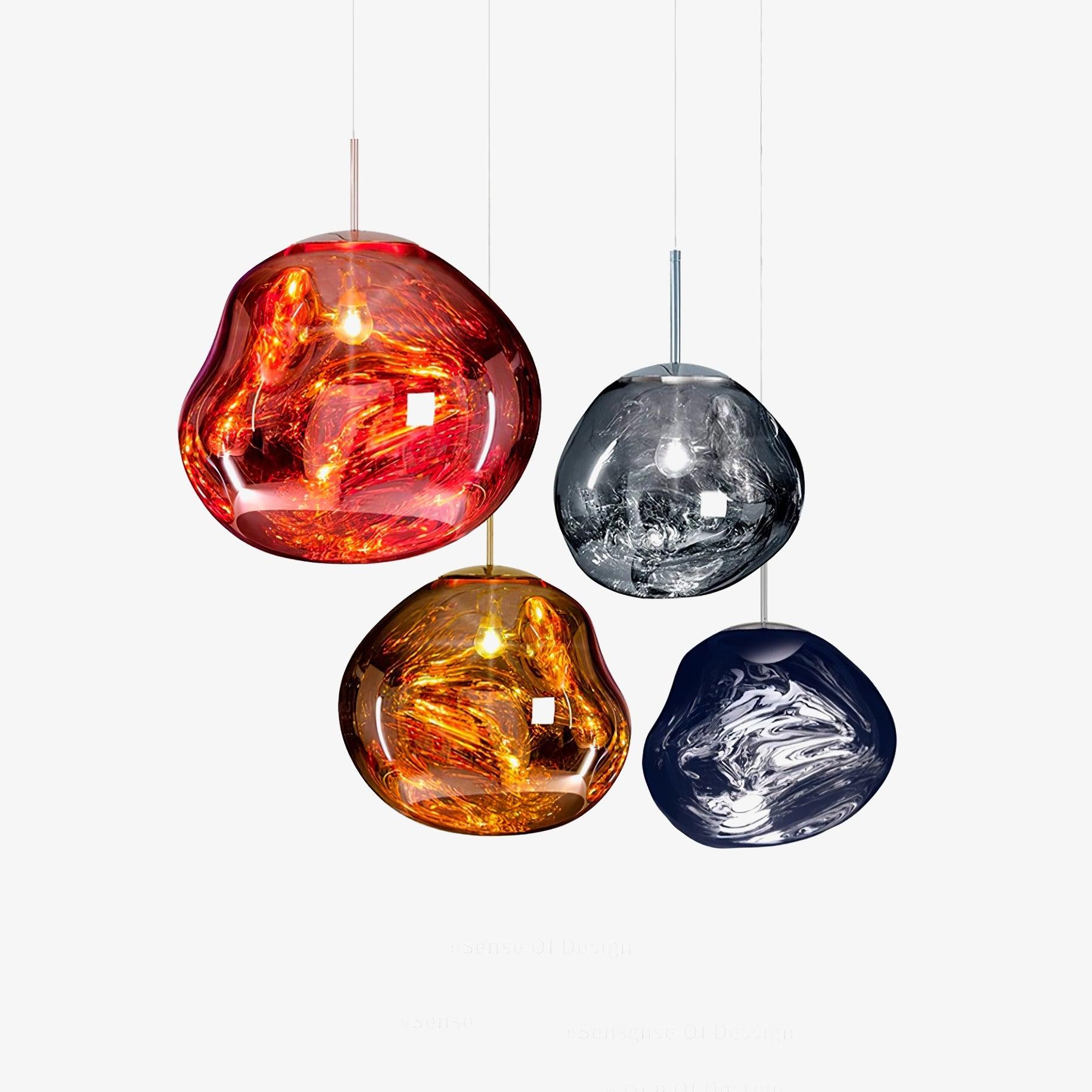Contemporary Lava Ceiling Suspension Lighting Lobby