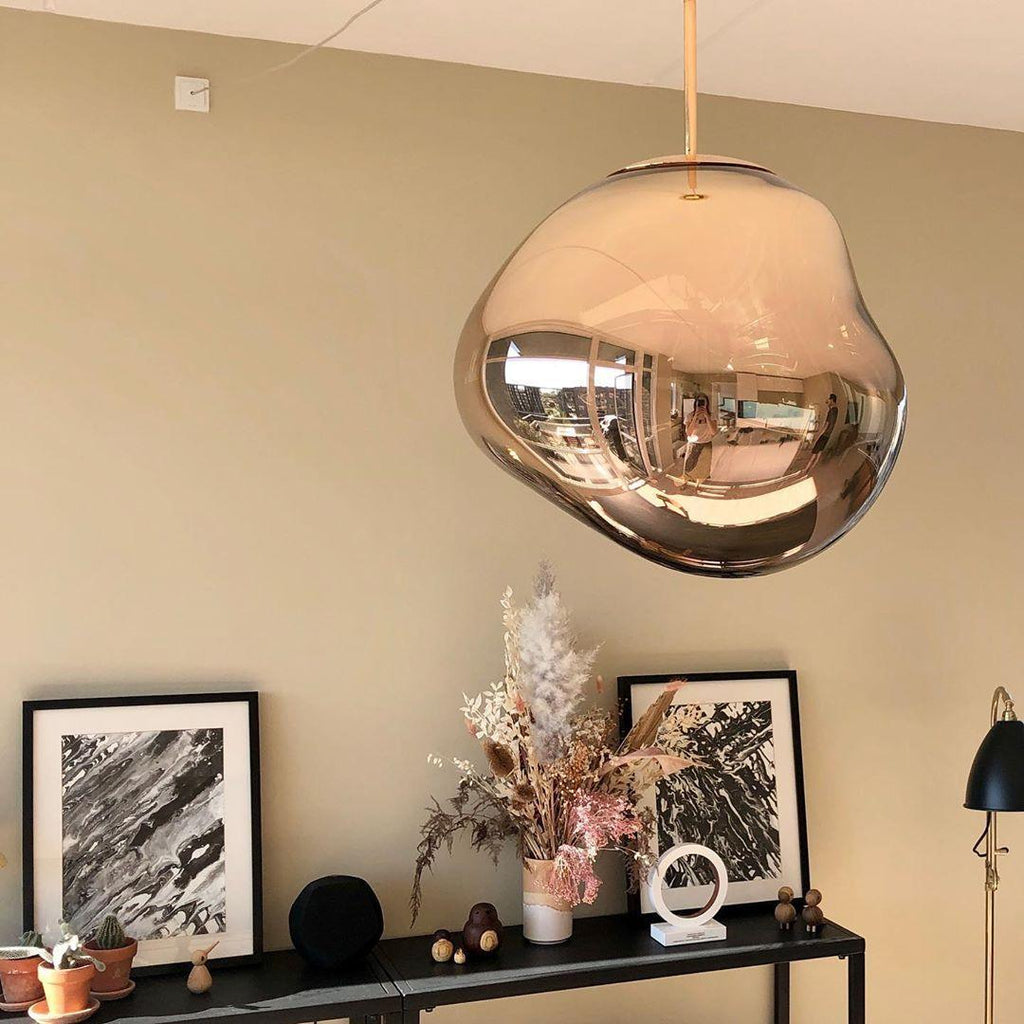 Contemporary Lava Ceiling Suspension Lighting Lobby