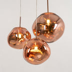 Contemporary Lava Ceiling Suspension Lighting Lobby