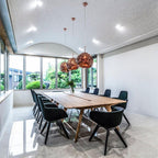 Contemporary Lava Ceiling Suspension Lighting Lobby