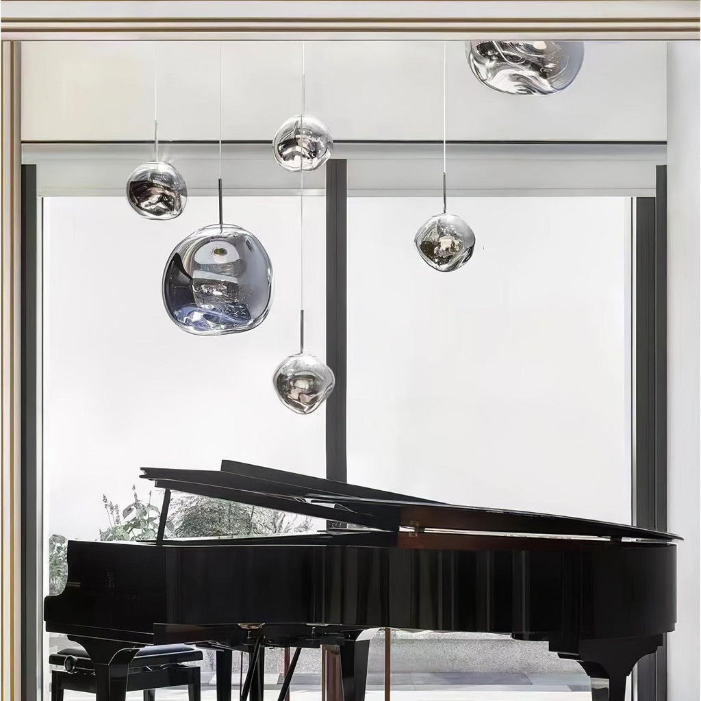 Contemporary Lava Ceiling Suspension Lighting Lobby
