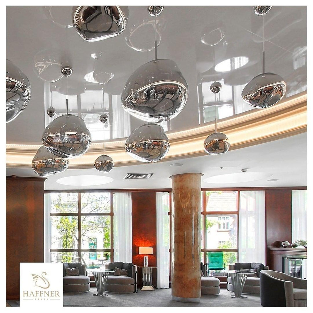 Contemporary Lava Ceiling Suspension Lighting Lobby