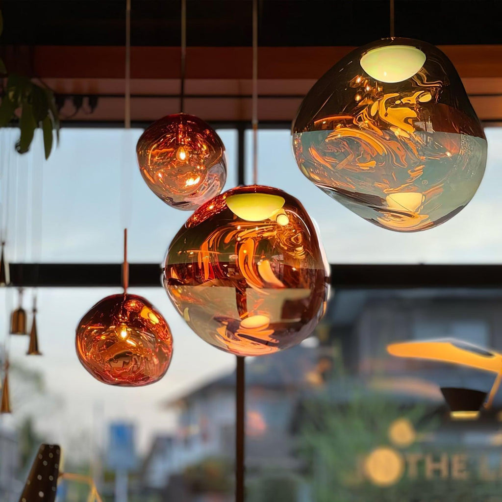 Contemporary Lava Ceiling Suspension Lighting Lobby