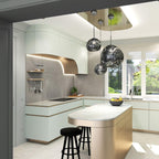 Contemporary Lava Ceiling Suspension Lighting Lobby