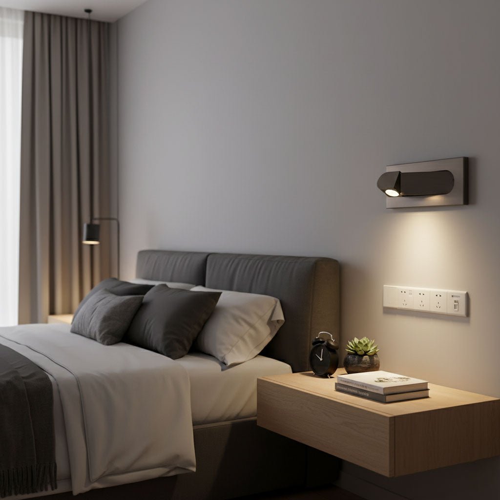 Contemporary LED Nightstand Reading Lamp Lighting Lobby