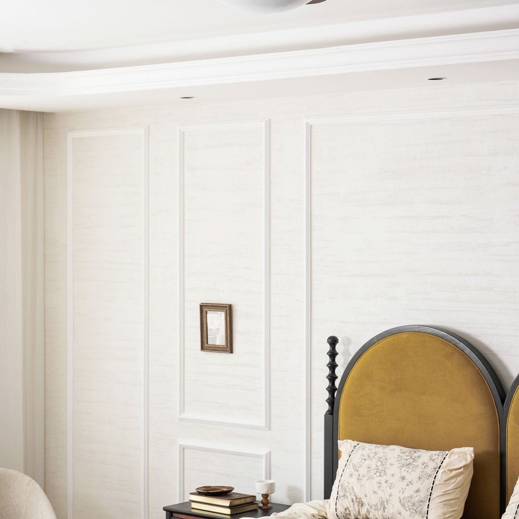 Curved Edge Walnut Ceiling Fixture Lighting Lobby