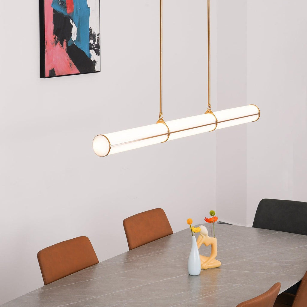 Cylindrical Ceiling Suspension Lamp Lighting Lobby