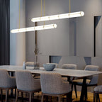 Cylindrical Ceiling Suspension Lamp Lighting Lobby