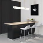 Cylindrical Ceiling Suspension Lamp Lighting Lobby