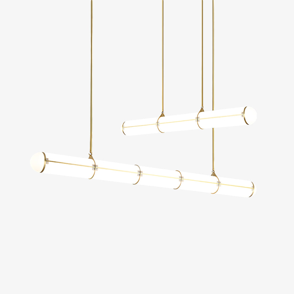 Cylindrical Ceiling Suspension Lamp Lighting Lobby
