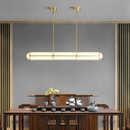 Cylindrical Ceiling Suspension Lamp Lighting Lobby