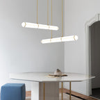 Cylindrical Ceiling Suspension Lamp Lighting Lobby
