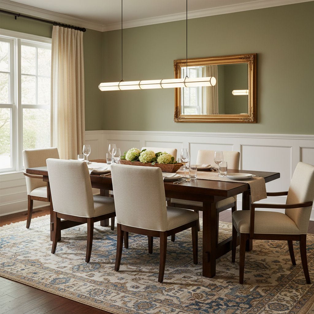 Cylindrical Ceiling Suspension Lamp Lighting Lobby