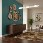 Cylindrical Ceiling Suspension Lamp Lighting Lobby