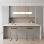 Cylindrical Ceiling Suspension Lamp Lighting Lobby