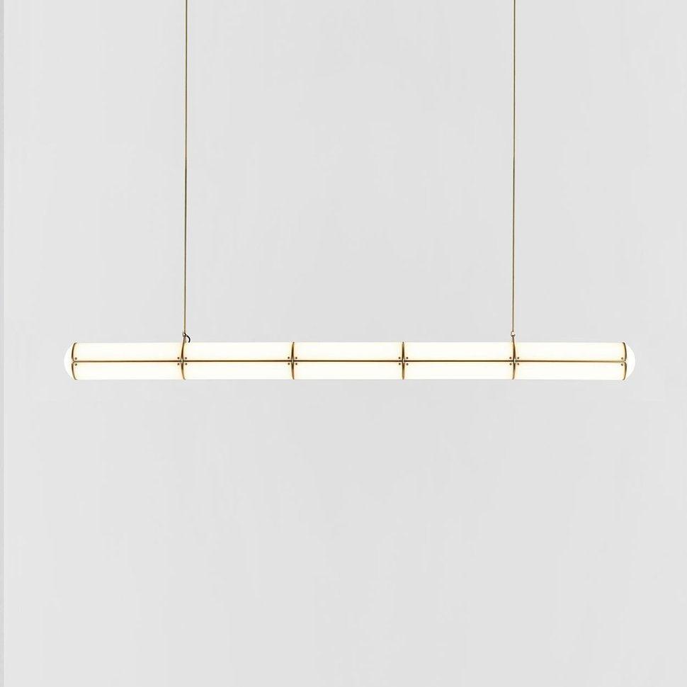 Cylindrical Ceiling Suspension Lamp Lighting Lobby