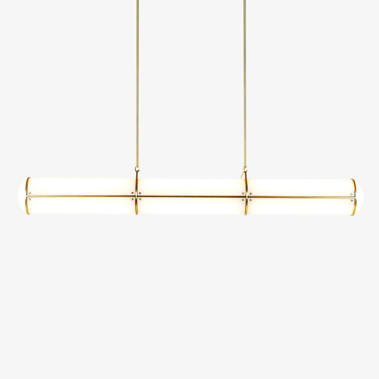 Cylindrical Ceiling Suspension Lamp Lighting Lobby