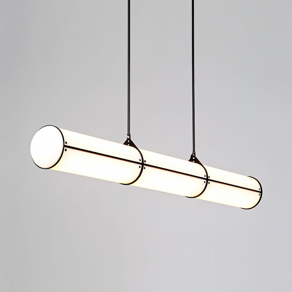 Cylindrical Ceiling Suspension Lamp Lighting Lobby