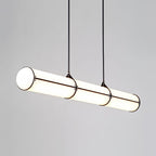 Cylindrical Ceiling Suspension Lamp Lighting Lobby