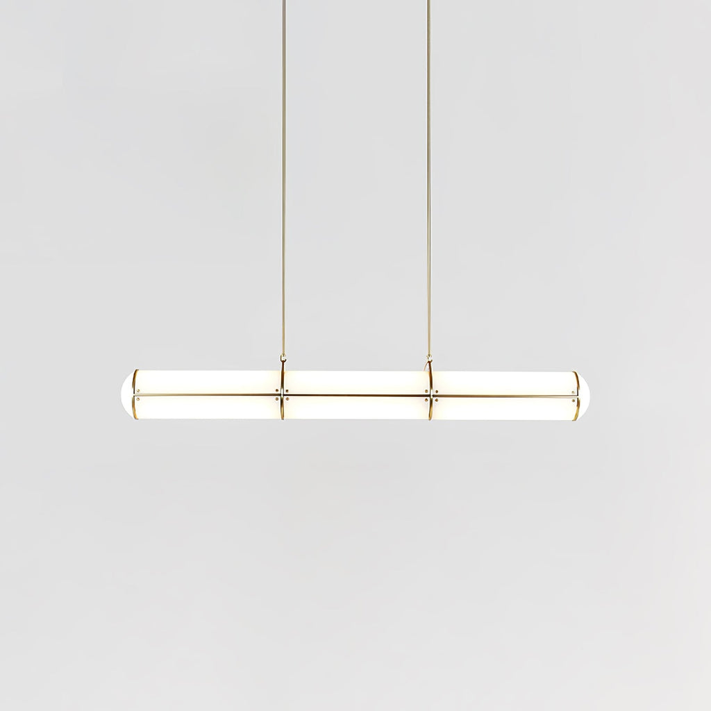 Cylindrical Ceiling Suspension Lamp Lighting Lobby
