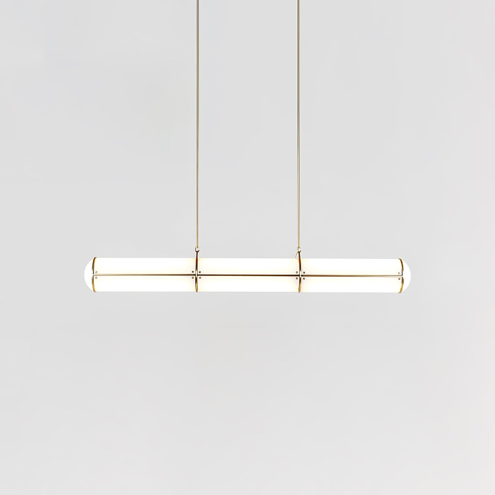 Cylindrical Ceiling Suspension Lamp Lighting Lobby