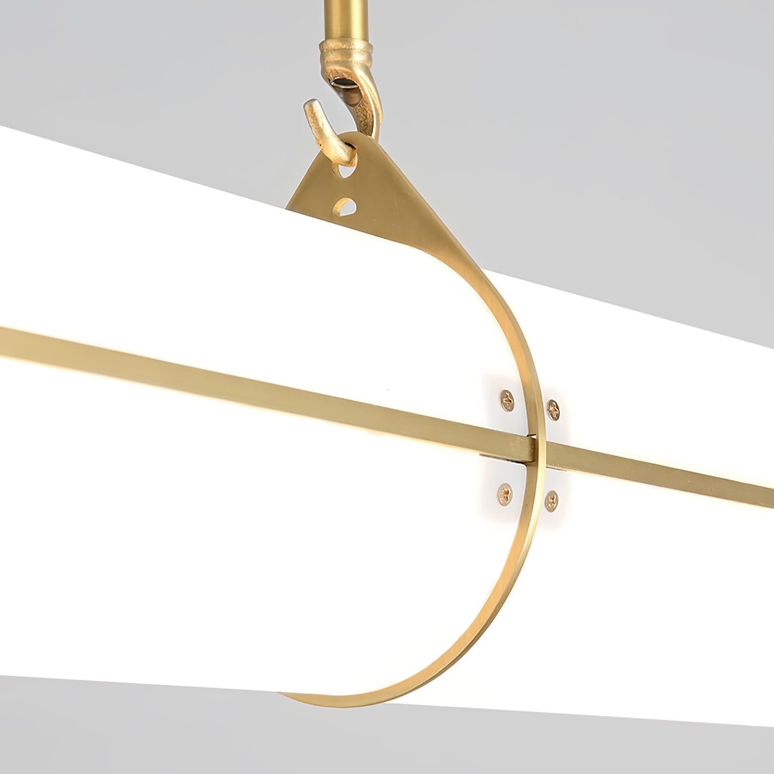 Cylindrical Ceiling Suspension Lamp Lighting Lobby