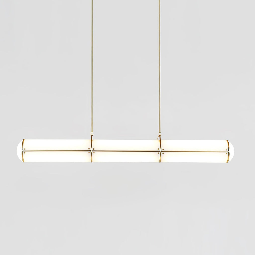 Cylindrical Ceiling Suspension Lamp Lighting Lobby
